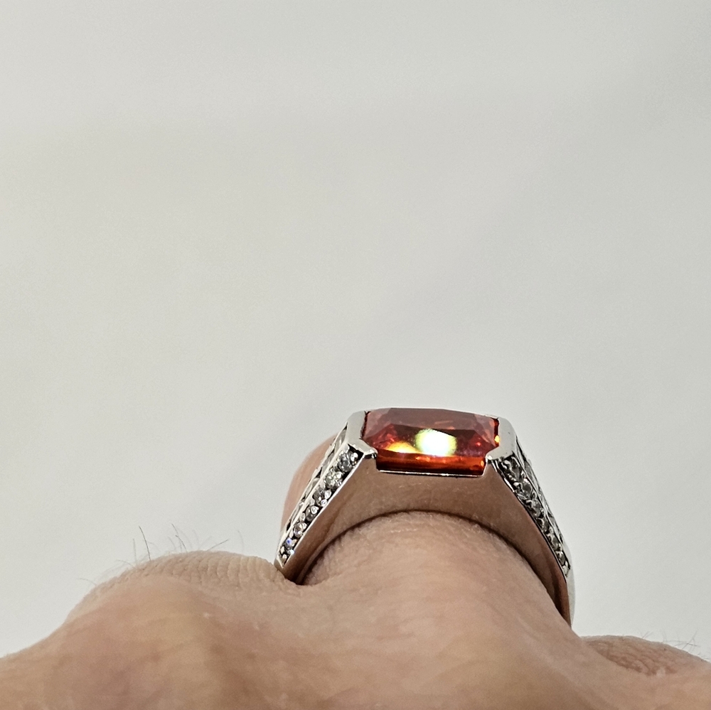 Vintage Victoria Wieck Absolute Gemstones Sterling Silver Ring Sz 8! - Picture 11 of 14